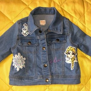 Frozen Theme Jean Jacket